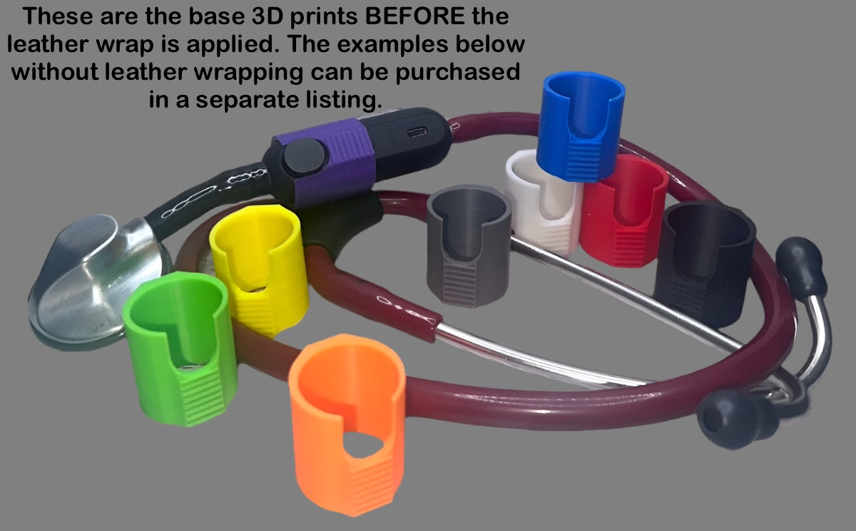 Leather-Wrapped Power on/off Protection Device for the Littmann Eko CORE