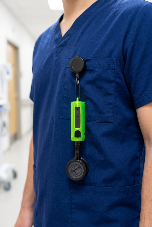 Eko Core on a lanyard