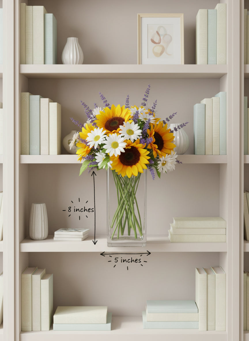 Glass Vase with Custom Etching