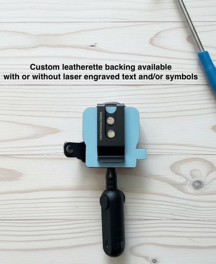 Littmann Cardiology 4 stethoscope in a custom holster with custom leatherette option