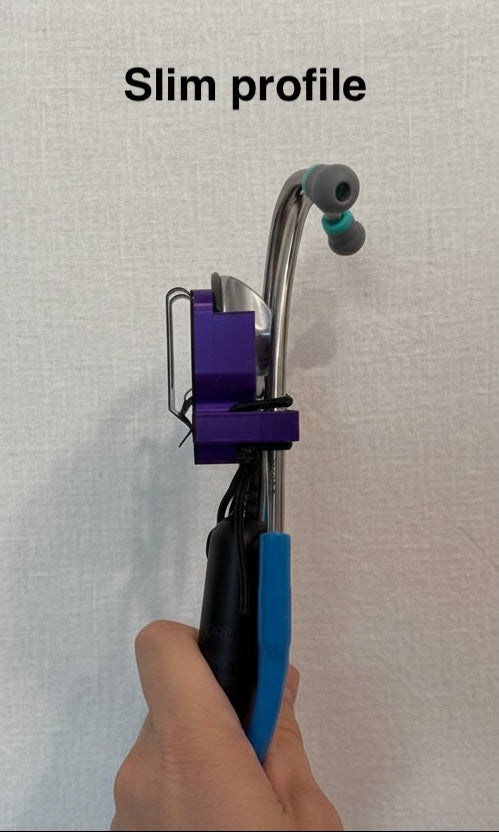 Littmann Cardiology 4 stethoscope in a custom holster
