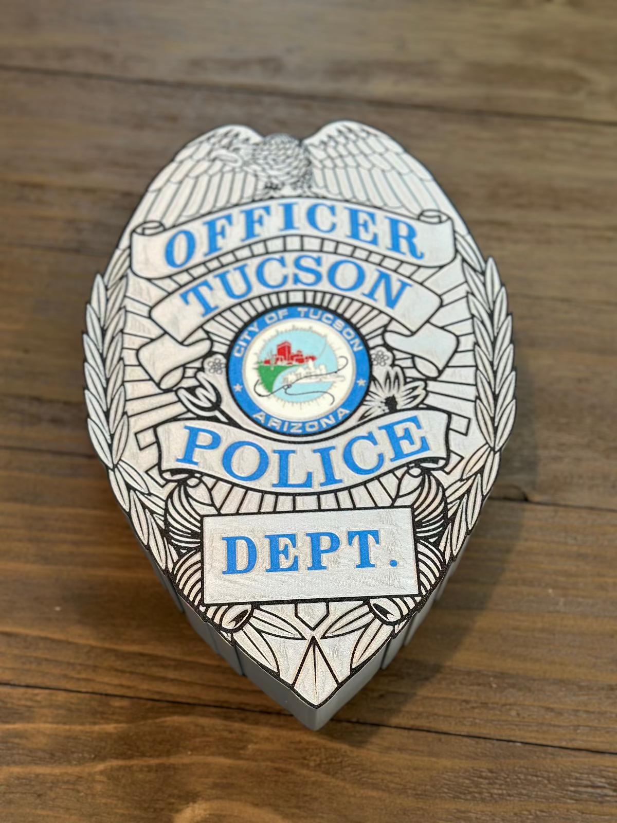 Officer badge box