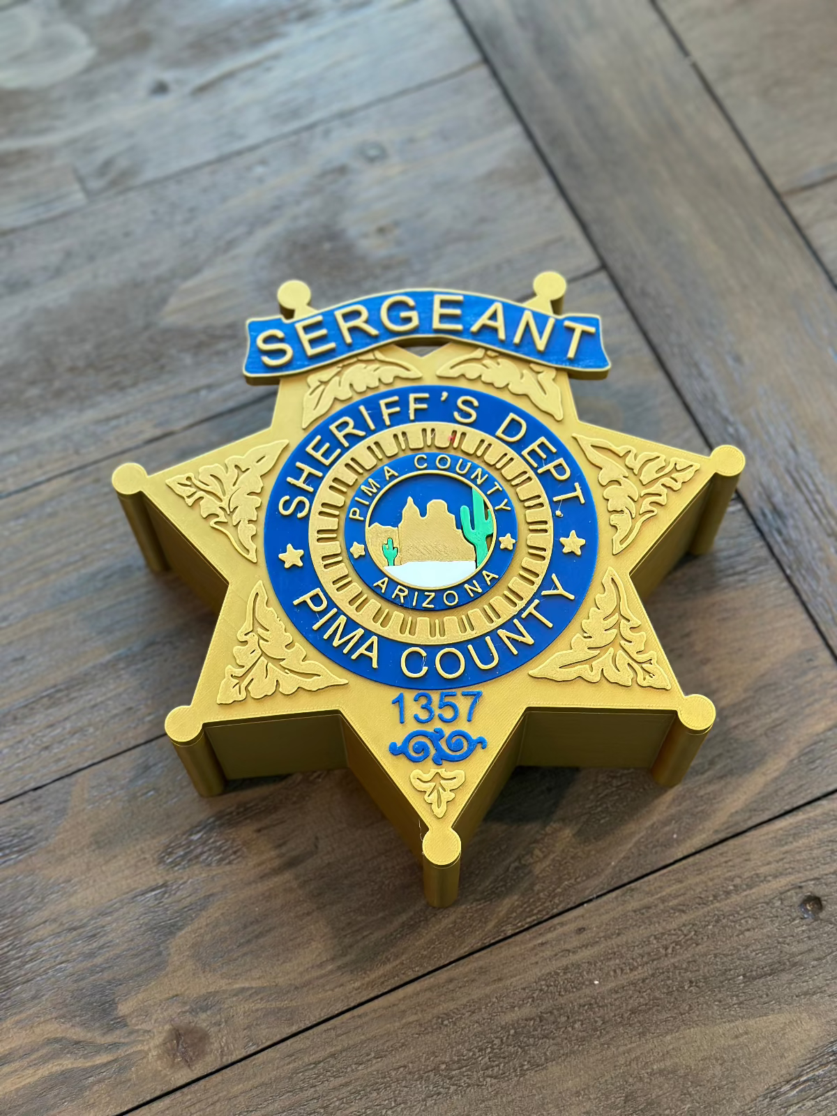 sergeant badge box