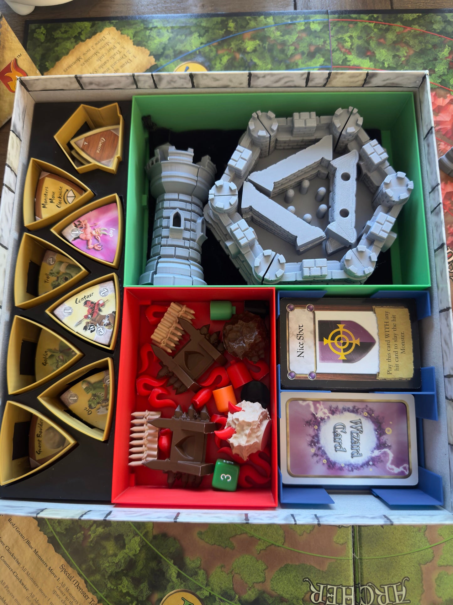 Castle Panic Board Game Organizer